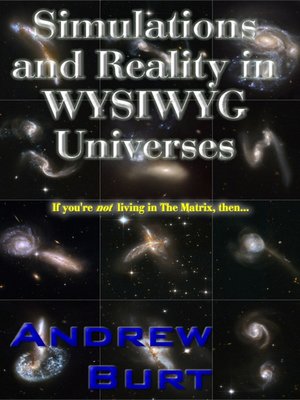 cover image of Simulations and Reality in WYSIWYG Universes